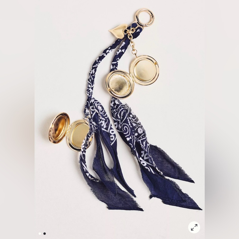 Anthropologie Heritage Bow Bag Purse Charm